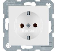 Berker 47438989 - juego de interruptores y enchufes, color blanco