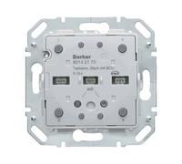 Pulsador KNX con BCU integrada, 2 fases, series berker K.x de hager