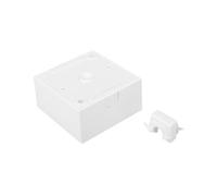 Berker/B.Quadrat 5907561851230 - Caja de 1 vía, color blanco nieve