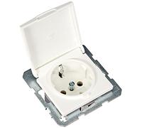Berker Enchufe Schuko pws 47511909 con tapa abatible B.1;B.3;B.7;S.1 enchufe 4011334235682