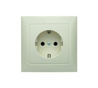 Berker Enchufe Schuko ws/gl 47428982 m. Placa de cubierta S.1 enchufe 4011334277668