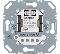 Berker Universal, regulador de intensidad para lámparas, modelo 85422100, de doble interruptor (también apto para LED de 12-54 vatios por canal)