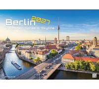 GP-Fever Calendario mural Berlin - Zwischen Spree und Skyline 2027 DIN A2 (ca. 60 x 42 cm)