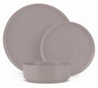 Berlinger Haus BH10006, para 6 personas, de gres, color grisáceo, forma redonda, diseño moderno, 26,5 cm