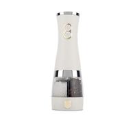 Berlinger Haus Molinillo eléctrico de sal y pimienta 2 en 1/crema mate/con molienda de cerámica/baterías: 6 piezas AA (no incluidas) / Colección Sahara
