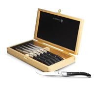 BerlingerHaus - 6 pcs steak knife with black wood handle (BH/2469)