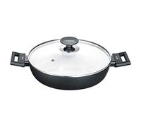 Berndes 013367 - Sartén de aluminio para inducción (28 cm), color negro y blanco