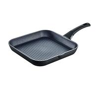 Berndes 21235 Balance Induction Enduro - Sartén parrilla (28 x 28 cm, aluminio), color negro