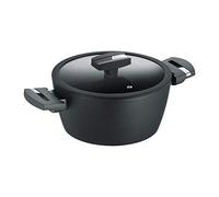 Berndes 21242 Balance Induction Enduro - Cacerola (20 cm, aluminio), color negro