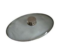 Berndes Bombato - Tapa para sartén ovalada de 38 x 24 cm, cristal de borosilicato