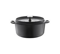 Berndes Cazuela con Tapa 034147 Hierro Fundido Fundido, 28 cm, Color Negro