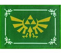 BERONAGE The Legend of Zelda - Felpudo Hyrule (50 x 70 cm, con base de PVC antideslizante, fácil de limpiar para interior y exterior)
