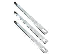 BERYLER 3 cucharaditas de 1/64 (1/64 cucharadita, 0.08 ml, gota) cuchara medidora individual pequeña, cucharas medidoras pequeñas de acero inoxidable solamente