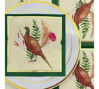 Besalily Servilletas de papel decorativas de Acción de Gracias, servilletas de cóctel, otoño, cosecha, vacaciones, mesa, servilletas de papel de pavo (XR6303)