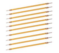 BESPORTBLE 10 Piezas Filamento LED Flexible 3v 60mm, Repuesto DIY | 4000k, Amarillo, Compatible Pilas Botón y Alimentación Usb, Fría, Montaje Sencillo