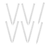 BESPORTBLE 10 Piezas Tubos de Aireación, Plástico Blanco | Oxigenación de Raíces, Fácil Instalación, menos Riego, para Orquídeas y Jardinería Urbana