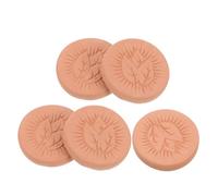 BESPORTBLE 5 Discos Humidificadores de Arcilla Apta para Alimentos, Forma Disco, Previenen Sequedad y Agrietamiento, Recomendados para Cajas de Cigarros y Frutos Secos