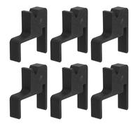 BESPORTBLE 6 Piezas Cubo de Basura Negro Clip de Ventilación de Plástico | Cubos Tapa, Reduce Humedad y Favorece Aire Fresco, Útil en Cocinas, Oficinas y Jardines