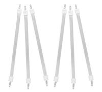 BESPORTBLE 6 Tubos Calefactores de Cuarzo y Rápido Calentamiento para Calentador Eléctrico Material Cerámico Blanco, Adecuado para Reparaciones Simples en Casa