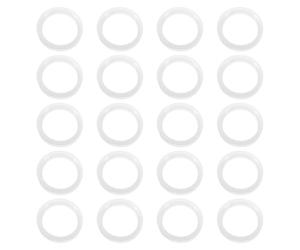 BESPORTBLE 72 Piezas Anillos de Sellado de Silicona para Tubos de Vacío de 47mm, Tapa del Extremo del Calentador Solar Sellado que Previene Pérdida de Calor para Spa