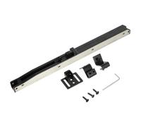 BESPORTBLE Amortiguador Instalación sin Perforaciones Estilo Americano para Puerta Corredera de Acero Inoxidable y Tensión Ajustable de 15-35n para Puertas de Granero
