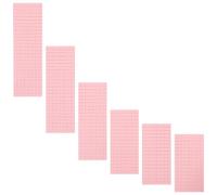 BESPORTBLE Azulejos Adhesivos de Mosaico para Bricolaje Gemas Cuadradas de Acrílico Rosa, Adhesivo y Fácil de Usar para Decoración DIY y Manualidades Creativas