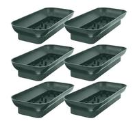 BESPORTBLE Bandeja Rectangular de Plástico Soporte Seguro de Flores y Espuma 6 Piezas con Agujas Fuertes para Arreglos de Flores Adecuado para Bodas y Decoraciones Festivas