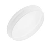 BESPORTBLE Cubierta white de acrílico para luz de ventilador de techo, 17 cm, redondo, reemplazo para dormitorios, transmisión de luz mejorada y reducción de deslumbramiento