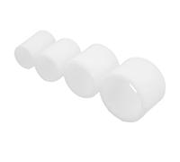 BESPORTBLE Kit de Adaptadores de Muelas Abrasivas de Plástico Blanco para Amoladora de Banco, Seguro y Compatible, Adecuado para Procesamiento de Piedra y Metal