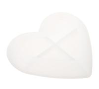 BESPORTBLE Molde de Silicona para Bandeja en Forma de Corazón, Blanco | Desmoldeo Fácil, Superficie Lisa y Antiadherente, para Resina Epoxi y Purpurina en Casa