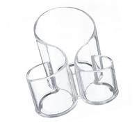 BESPORTBLE Organizador Estuche Sencillo y Elegante Brochas de Acrílico Maquillaje Compartimentos Funcionales para Clasificación y Exhibición para Decoración del Hogar