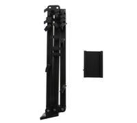 BESPORTBLE Perchero Retráctil para Ropa de Pared de Aluminio Espacial Negro | Plegable y Extensible, Uso Exterior y Hotel, para Prendas Delicadas y Ñiño, Acabado Negro