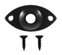 BESPORTBLE Placa de Conexión para Complementar Accesorios de Guitarra Metal Negro para Guitarra Eléctrica Resistente al Daño Diseño Único y Práctico