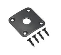 BESPORTBLE Placa Negro Curvada de Conector de Guitarra Eléctrica de Metal para Fortalecer la Conexión del Mástil y Cuerpo Tornillos Incluidos