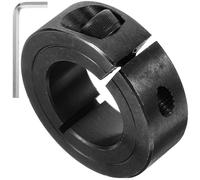 BESPORTBLE Protector Negra para Cilindro Silla de Oficina de Elevación | Acero Inoxidable, Incluye Llave Inglesa, para Silla Gaming y Oficina, Evita el Hundimiento sin Cambiar el Cilindro