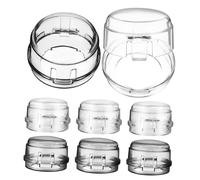 BESPORTBLE Protector Transparente para Perillas de Estufa de Gas 8 Piezas Diseño de Vista Clara y Seguridad Infantil para Cocina Segura