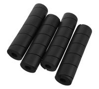 BESPORTBLE Protectores para Patas de Muebles y Camas de 4 Piezas en Nbr Negro, Forma Cilíndrica, Diseño Minimalista para Proteger y Evitar Daños en Suelos y Patas