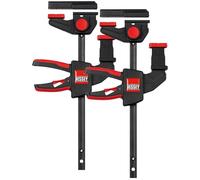 Bessey Abrazadera de una mano y de mesa EZR15SET – riel guía, adaptador sup/inf 0,90 kg