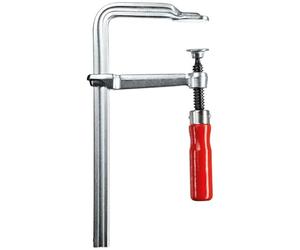 Bessey Apriete GS 120x60mm | La robusta virola de acero con mango de madera permite un tensado seguro y preciso de diferentes piezas de trabajo