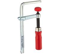 BESSEY GTR12 - Abrazadera de mesa de acero con capacidad 4 11/16 x 2 5/16 cm de profundidad de cuello y 180 kg de fuerza de sujeción, color rojo y plateado