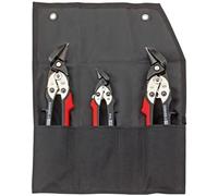 Bessey Jgo. 3 tijeras D29/D15A | Versátil juego de tijeras para cortes rectos y figuras para un cambio rápido y orden en el uso móvil