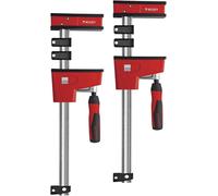 BESSEY REVO, juego de abrazaderas de 2 cuerpos, modelo KRE30-2K-SET | Distancia de sujeción: 300 mm – Tamaño 300/95