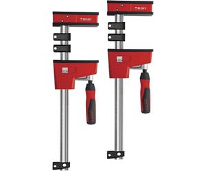 BESSEY REVO, juego de abrazaderas de 2 cuerpos, modelo KRE30-2K-SET | Distancia de sujeción: 300 mm – Tamaño 300/95