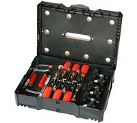Bessey Juego de abrazaderas de palanca STC-S-MFT Systainer, negro