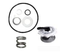 Besshepplo Conjunto de válvula de piscina de 2 pulgadas de repuesto para bomba de filtro de piscina, kit de válvula de émbolo ABS con adaptadores de manguera para piscinas y spas sobre el suelo