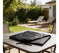 Besshepplo Funda protectora para carrete de manguera de jardín al aire libre, impermeable, a prueba de polvo, resistente al sol, para patio, 210D, 420D, 600D, tela Oxford, color negro, 39 x 28 x 39