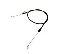 Besshepplo Paquete de 2 cables de control del acelerador de 51 pulgadas para Troy y cortacésped autopropulsado de 21 pulgadas con extremos tipo Z, alambre de acero inoxidable, bridas de conducto de