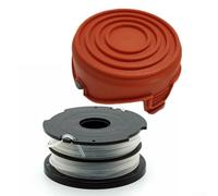 Besshepplo Tapa de carrete de doble línea de repuesto para Black and Decker A6442 A6442-XJ se adapta a GL650 GL660 GL670 GL5530 GLC1825N Reflex Plus Parts fácil de instalar, no requiere herramientas