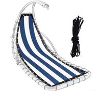 Besshepplo Teslin - Funda de repuesto para silla de columpio de jardín - Teslin para silla colgante de malla se adapta a la mayoría de sillas colgantes de patio, tela de repuesto para silla de
