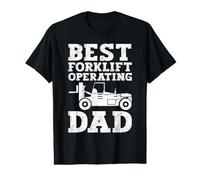 Best Forklift Operating Dad Camiseta gráfica económica
